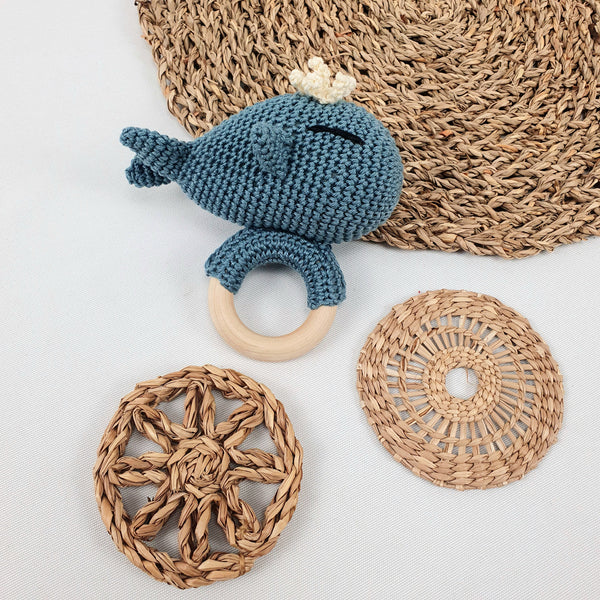 WALE Crochet Baby Rattle
