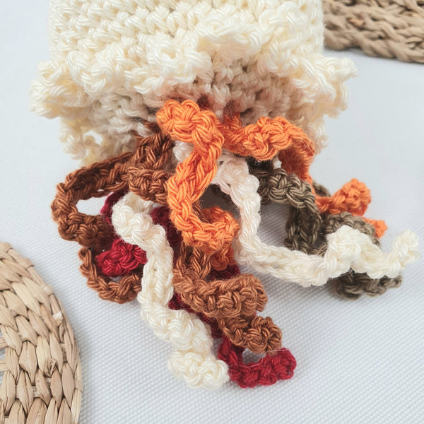 JELLYFISH Crochet Baby Rattle