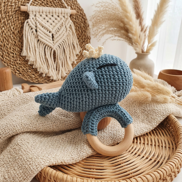 WALE Crochet Baby Rattle