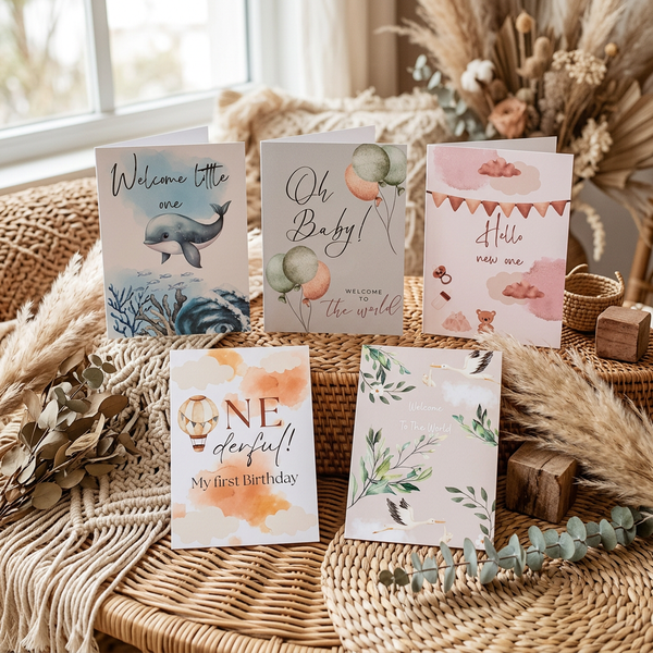 Baby Folding Cards