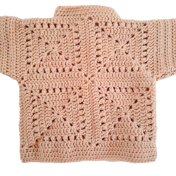 Baby Crochet Jacket - Granny Square -