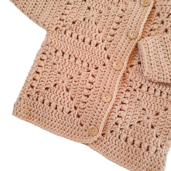 Baby Crochet Jacket - Granny Square -