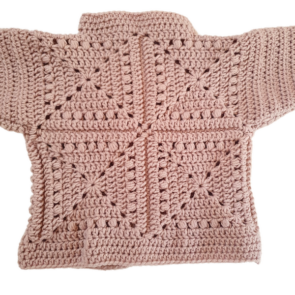 Baby Crochet Jacket - Granny Square -