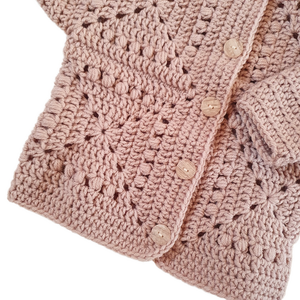 Baby Crochet Jacket - Granny Square -