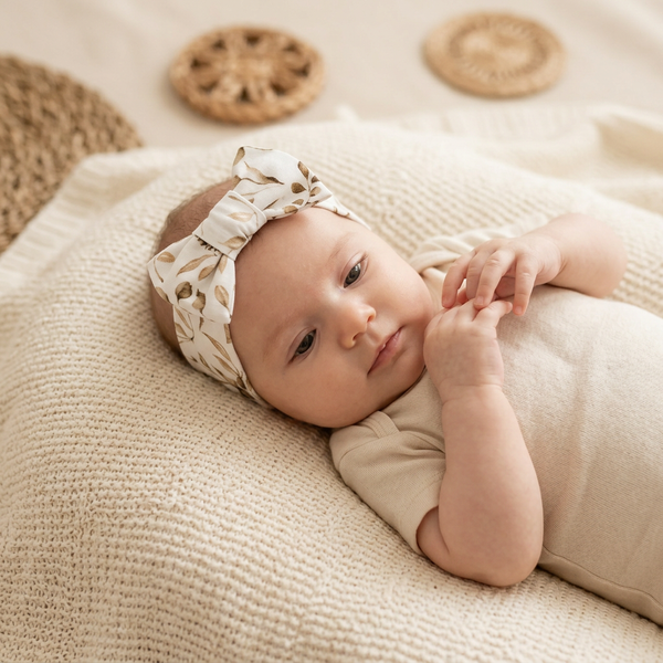 Newborn bow headband